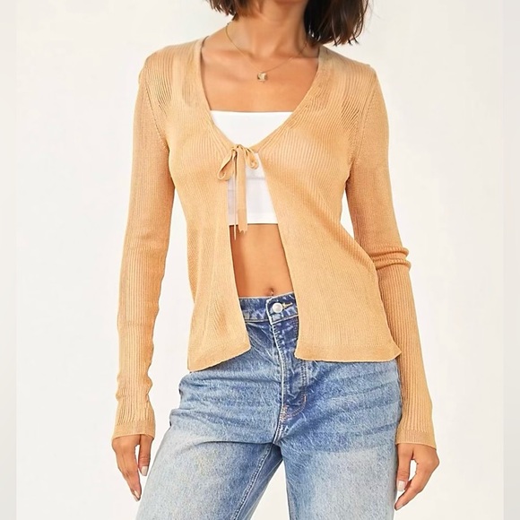 NWT Free People Marlena Cardi Velvet Sands - Picture 1 of 11